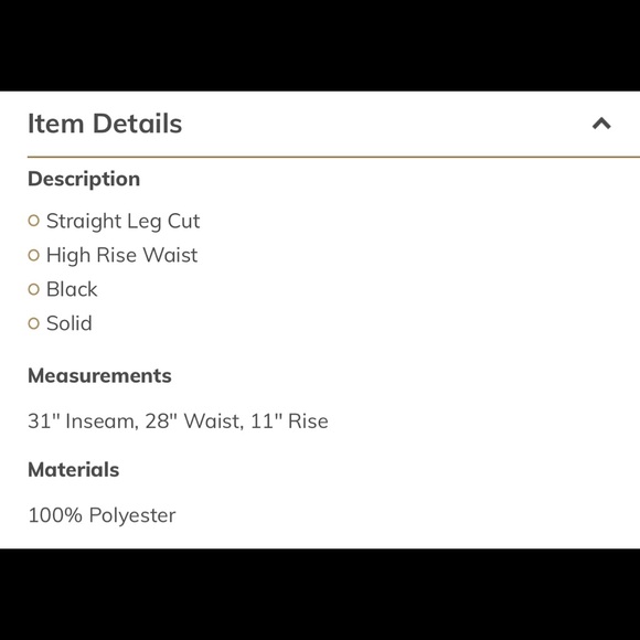 High Waisted Black Dress Pants - Picture 4 of 4